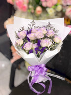 Lilac Love — 10 Purple Roses Bouquet