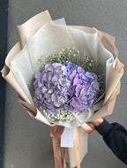 Gentle "Purple" Pastel - Hydrangea Bouquet - BestBloomBuddy