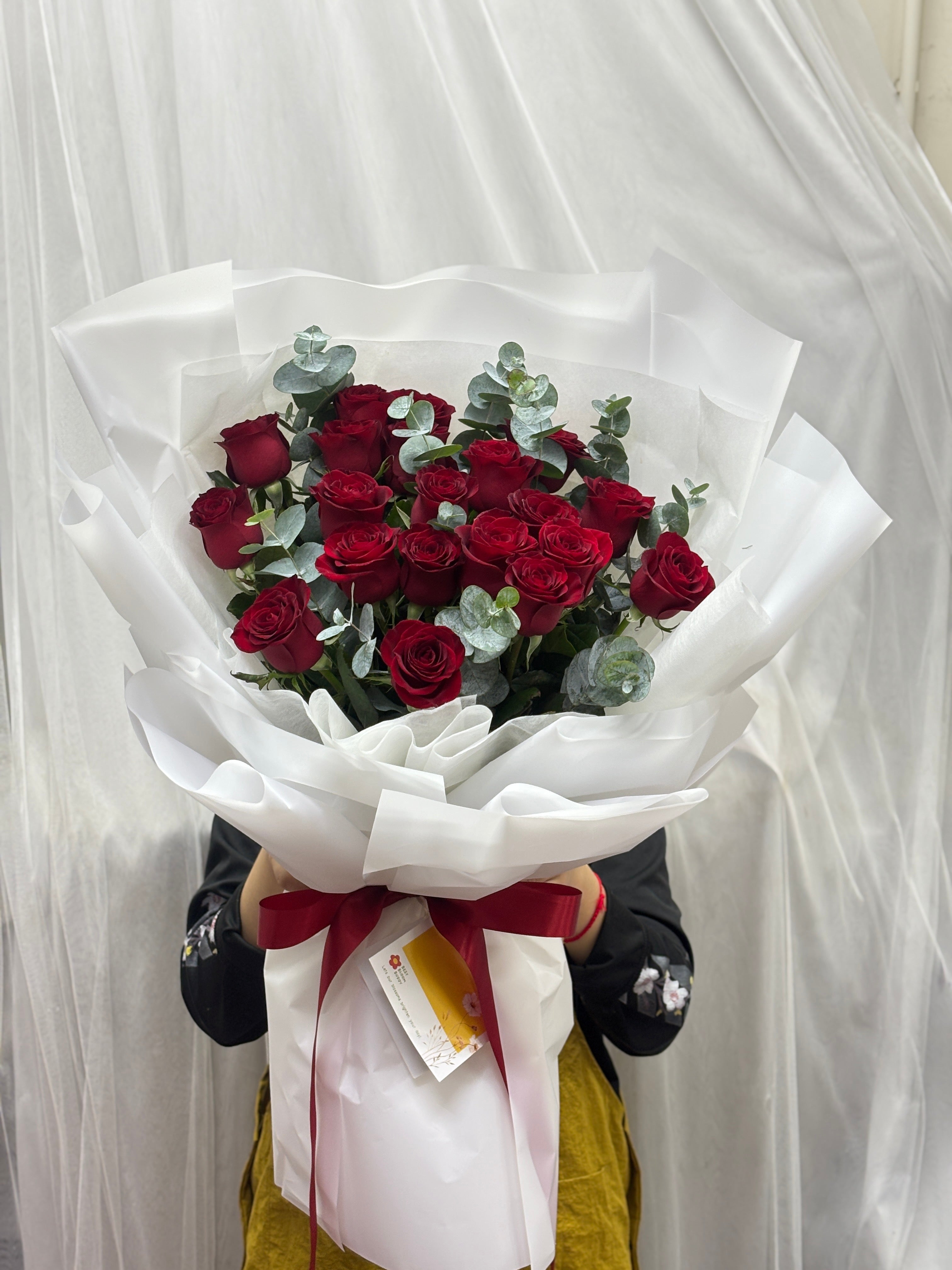You & Me - 20 Red Roses Bouquet - BestBloomBuddy