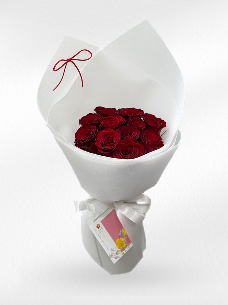 Love Note – 10 Red Roses Bouquet