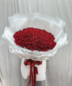 All My Love - 100 Red Roses Bouquet | Valentine's Day Collection - BestBloomBuddy