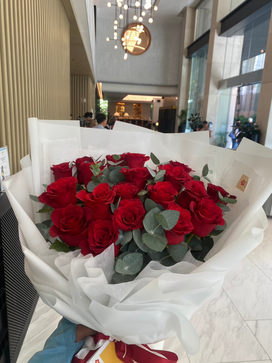 You & Me - 20 Red Roses Bouquet - BestBloomBuddy