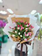 My Sweetheart -  30 Tulips Bouquet - BestBloomBuddy