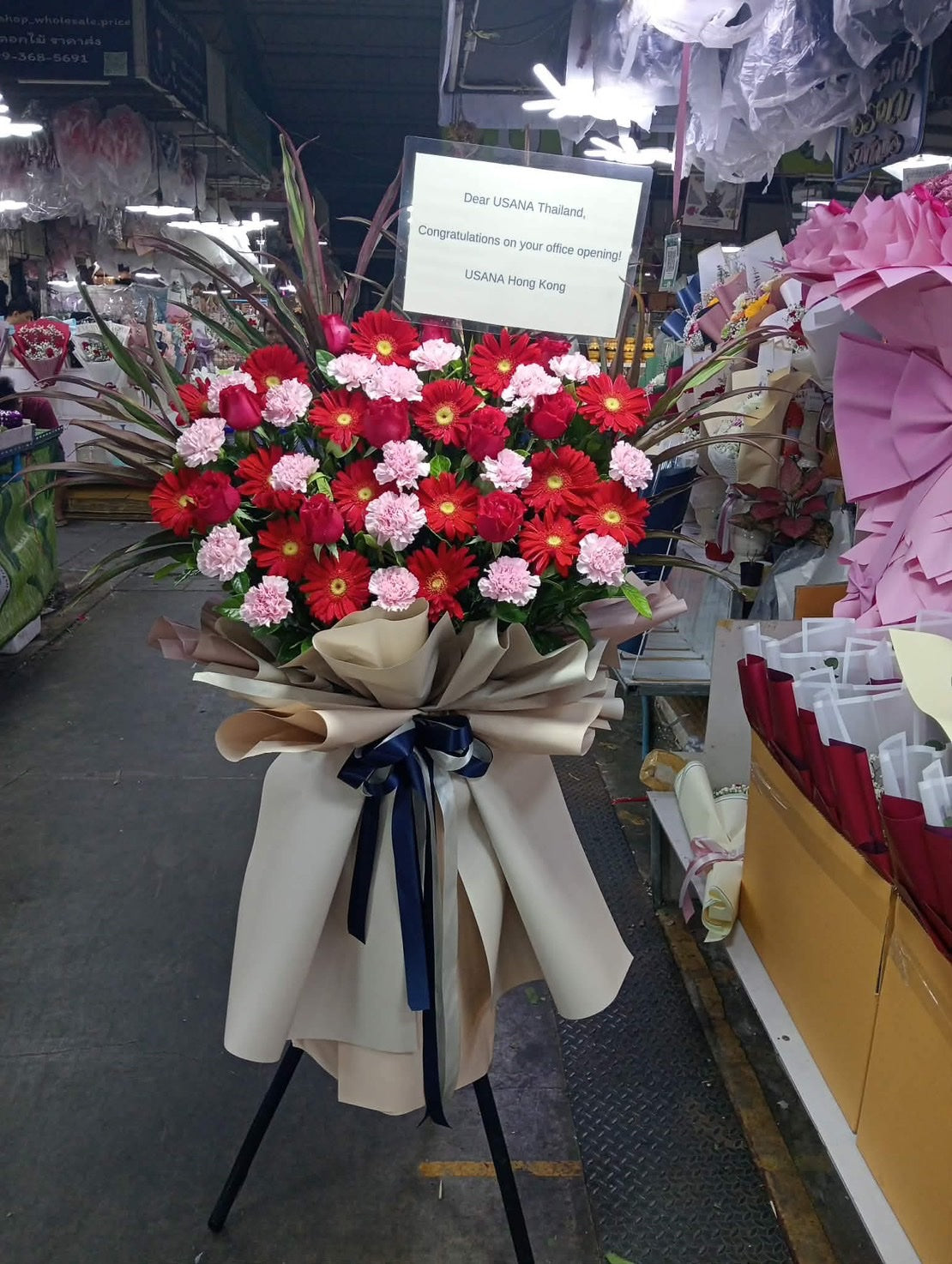 Warm Blessing – Grand Opening Flower Stand - BestBloomBuddy