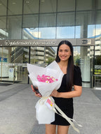 Pink Lotus bouquet featuring 20 elegant lotus flowers from BestBloomBuddy, perfect for decorative floral arrangements.