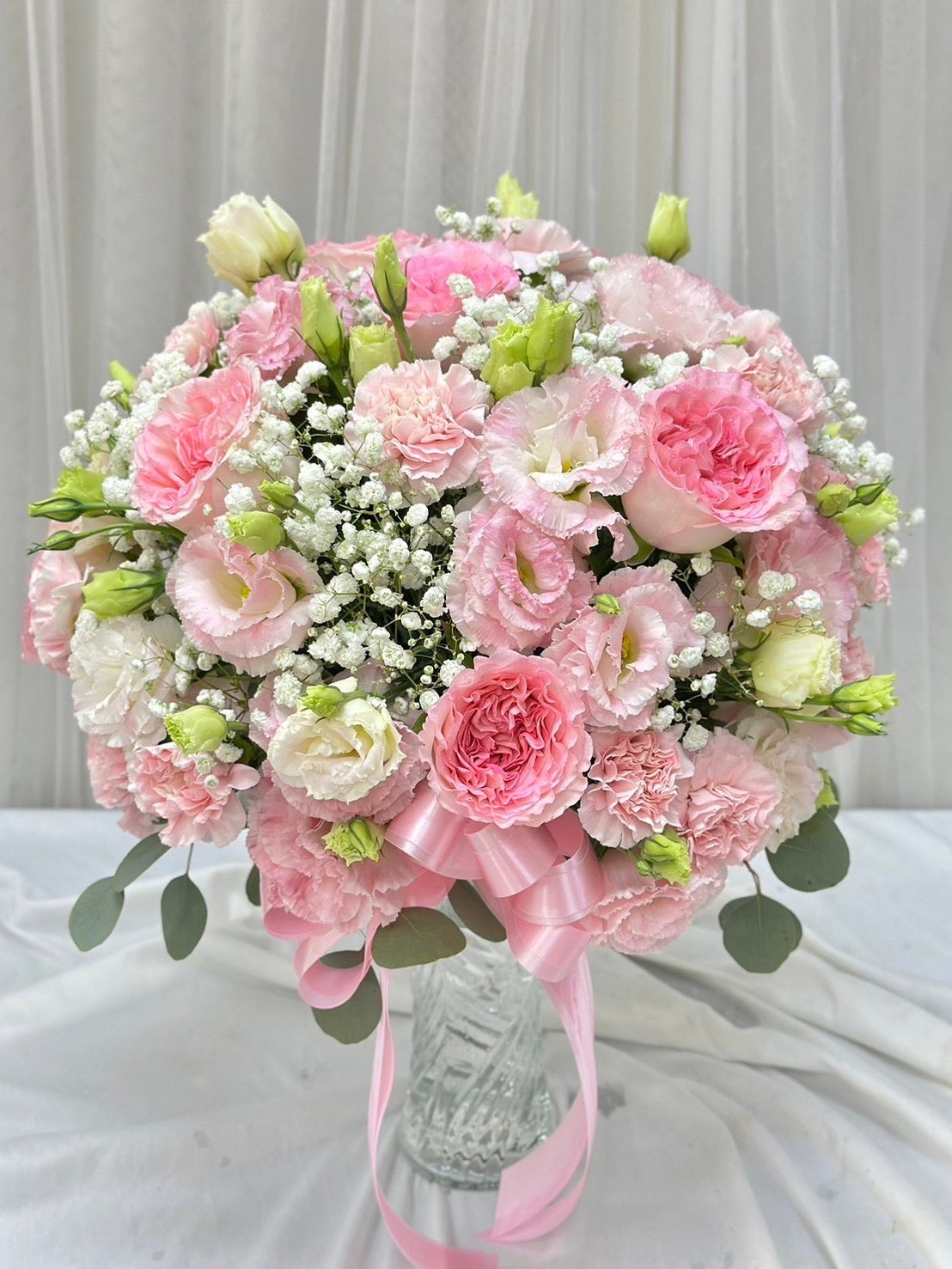 Sweet Welcome – Pink Flower Vase - BestBloomBuddy