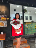 Just Us – 10 Red Roses Bouquet - BestBloomBuddy