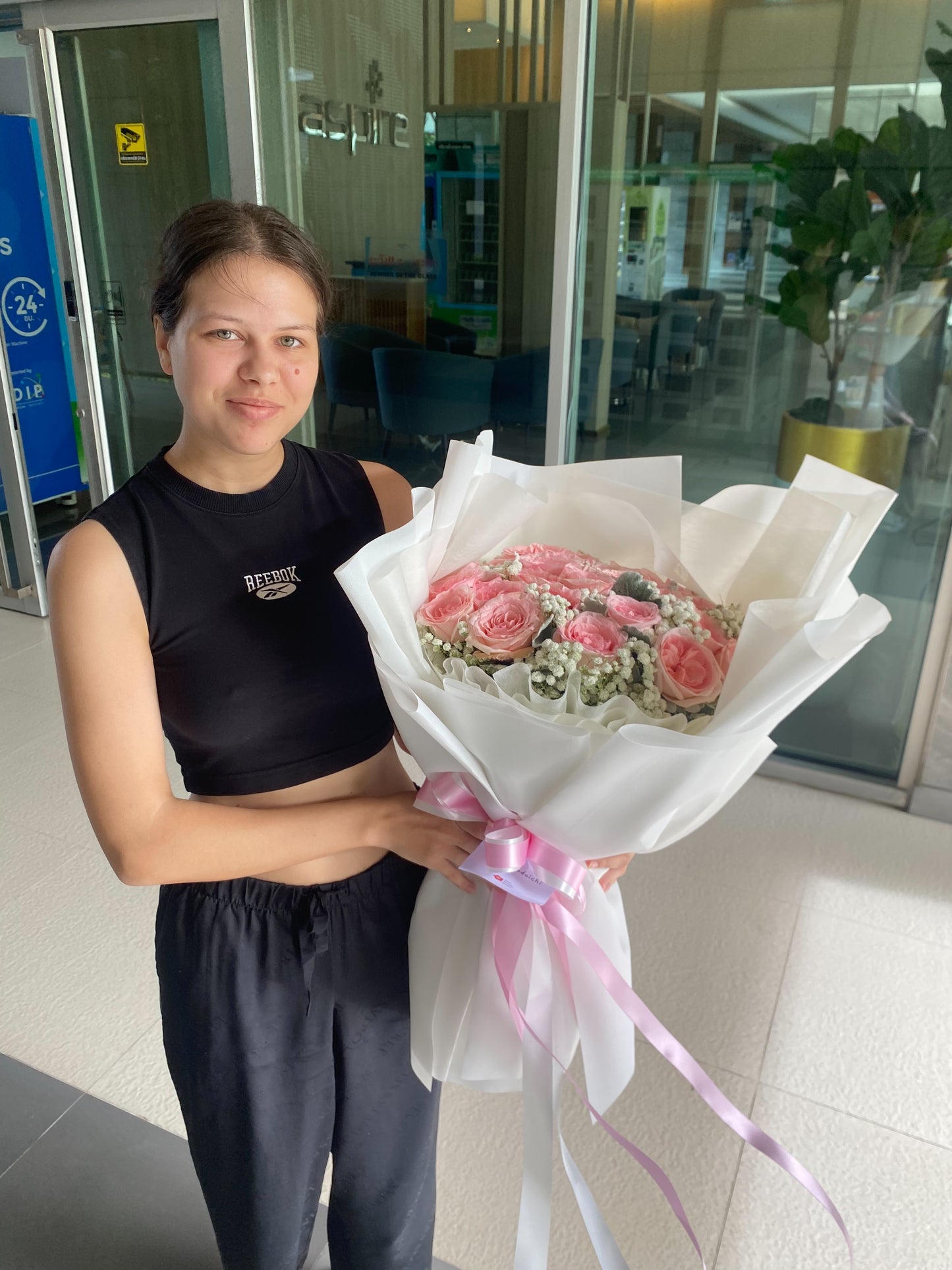 Sweet Angel – 20 Pink Peony Roses (Garden Roses) - BestBloomBuddy