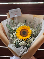 Hello Sunshine - Single Sunflower Bouquet - BestBloomBuddy