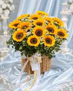 Sunflowersinbasket - BestBloomBuddy