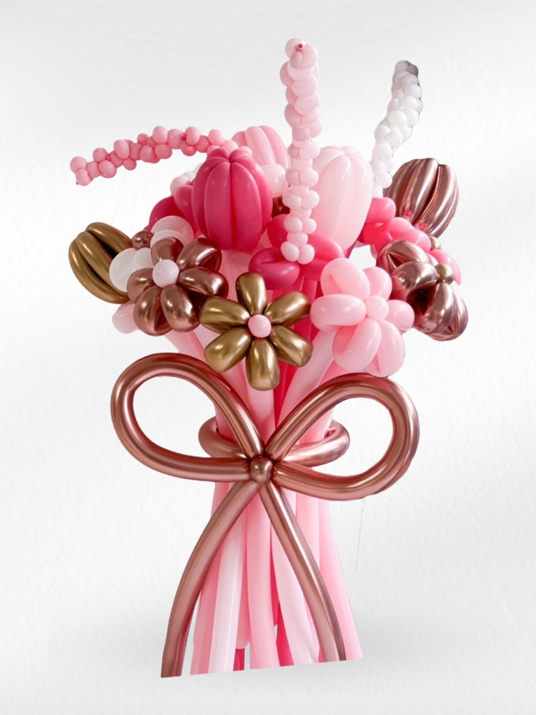Pink Parade – Balloon Flower Bouquet - BestBloomBuddy