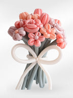 Peachy Plum – Balloon Flower Bouquet - BestBloomBuddy