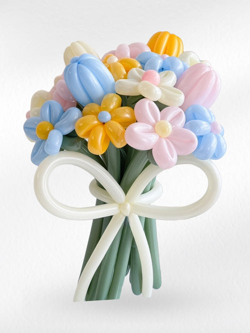 Cheery Chill – Balloon Flower Bouquet - BestBloomBuddy