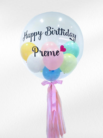 Lovely Pop - Transparent Balloon (24 inches) - BestBloomBuddy