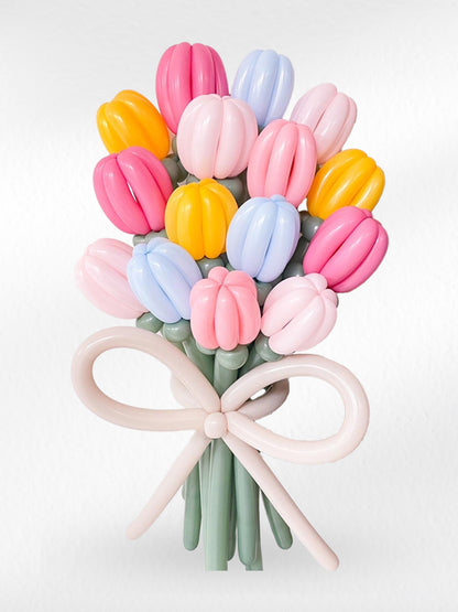 Softly Joy - Balloon Flower Bouquet - BestBloomBuddy