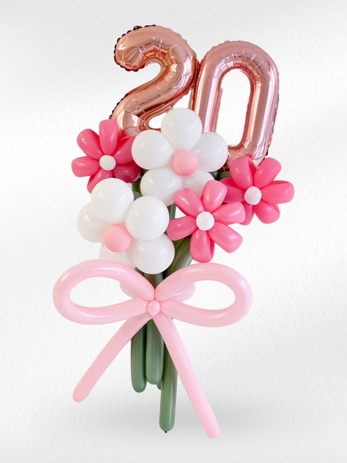 Bloom & Count - Balloon Number Bouquet - BestBloomBuddy