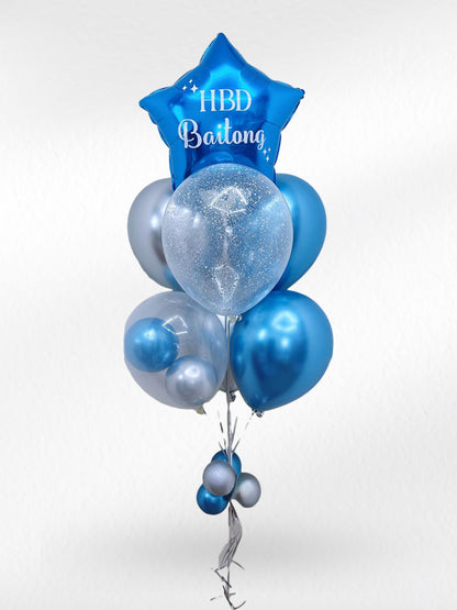 Blue Celebration – Balloon Bouquet