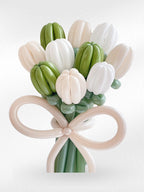 Matcha Mood – Balloon Flower Bouquet - BestBloomBuddy
