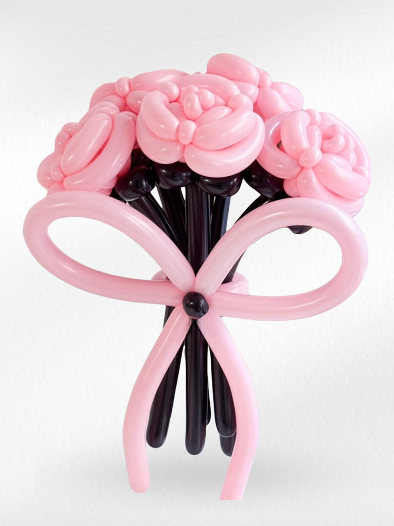 Pink Passion – Balloon Flower Bouquet - BestBloomBuddy