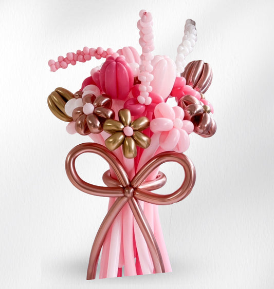 Pink Parade – Balloon Flower Bouquet