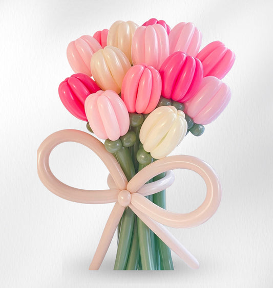 Pinky Please - Balloon Flower Bouquet