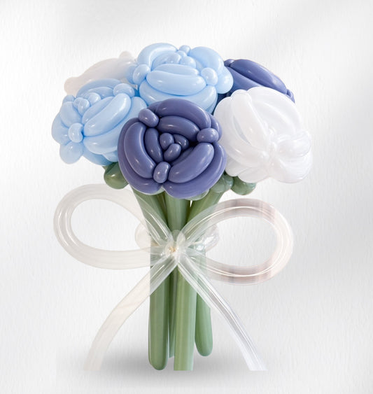Navy Nest – Balloon Flower Bouquet