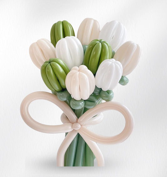 Matcha Mood – Balloon Flower Bouquet