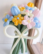 Cheery Chill – Balloon Flower Bouquet - BestBloomBuddy