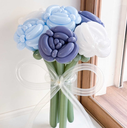 Navy Nest – Balloon Flower Bouquet