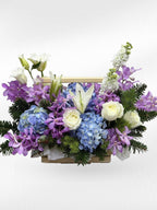 Serene Azure - Flower Basket