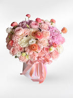 Love in Peach - Flower Box - BestBloomBuddy