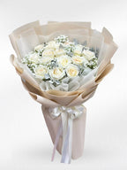 Ivory Love – 20 White Peony Roses (Garden Roses) - BestBloomBuddy