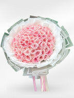 Eternal Blossom – 100 Pink Peony Roses (Garden Roses) - BestBloomBuddy