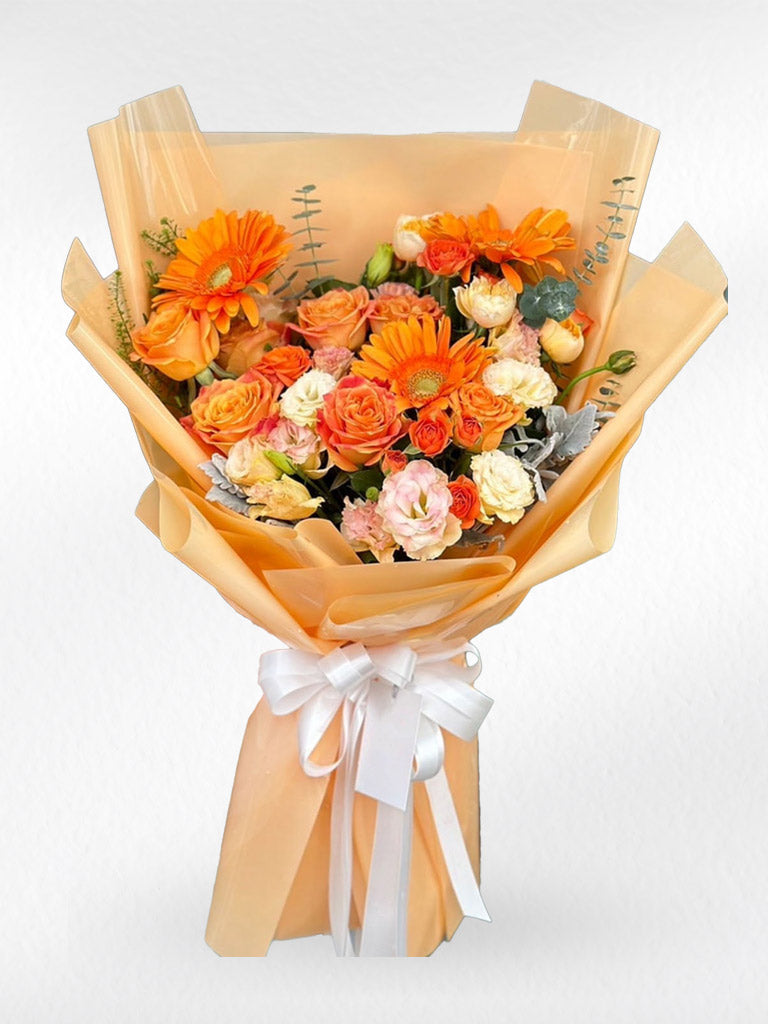 Cheerful Rays – Mixed Flower Bouquet