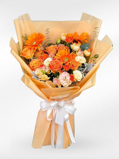 Cheerful Rays – Mixed Flower Bouquet