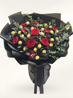Red Roses Ferrero Rocher Gift Bouquet - BestBloomBuddy