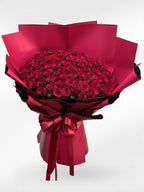 Lava Love  - 100 Red Roses Bouquet