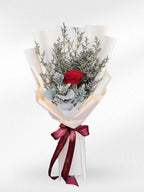 One & Only - Single Red Rose Bouquet - BestBloomBuddy