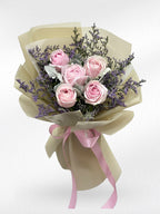 Sweet Heart - 5 Pink Roses Bouquet