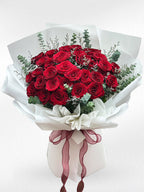 Grand Red Love – 30 Red Roses Bouquet | Valentine's Day Collection