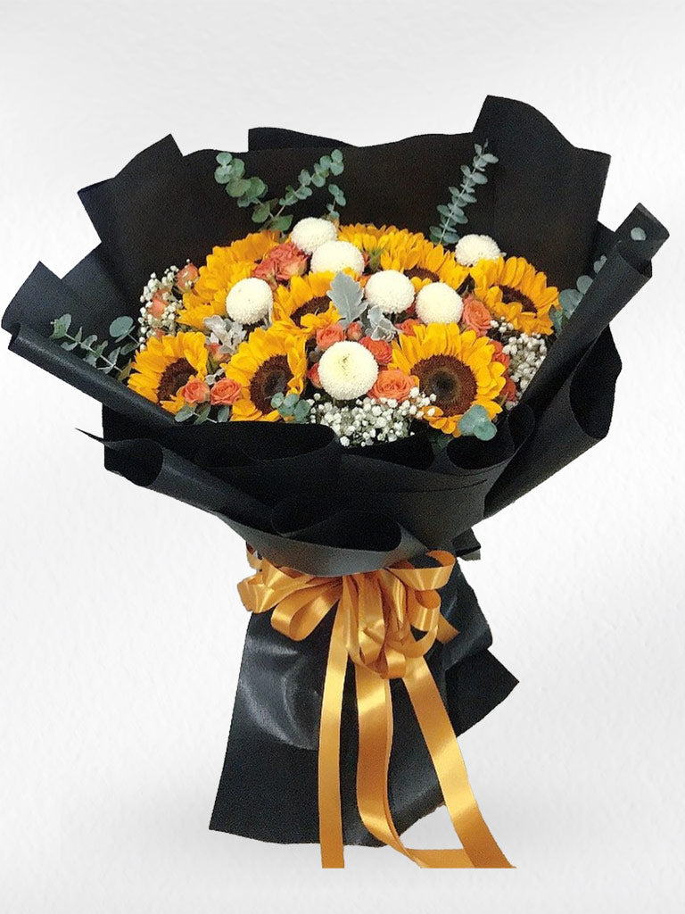 Golden Hour - Mixed Flower Bouquet