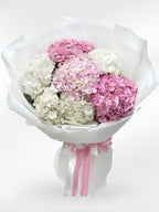 Cotton Cloud — Pink Hydrangea Bouquet
