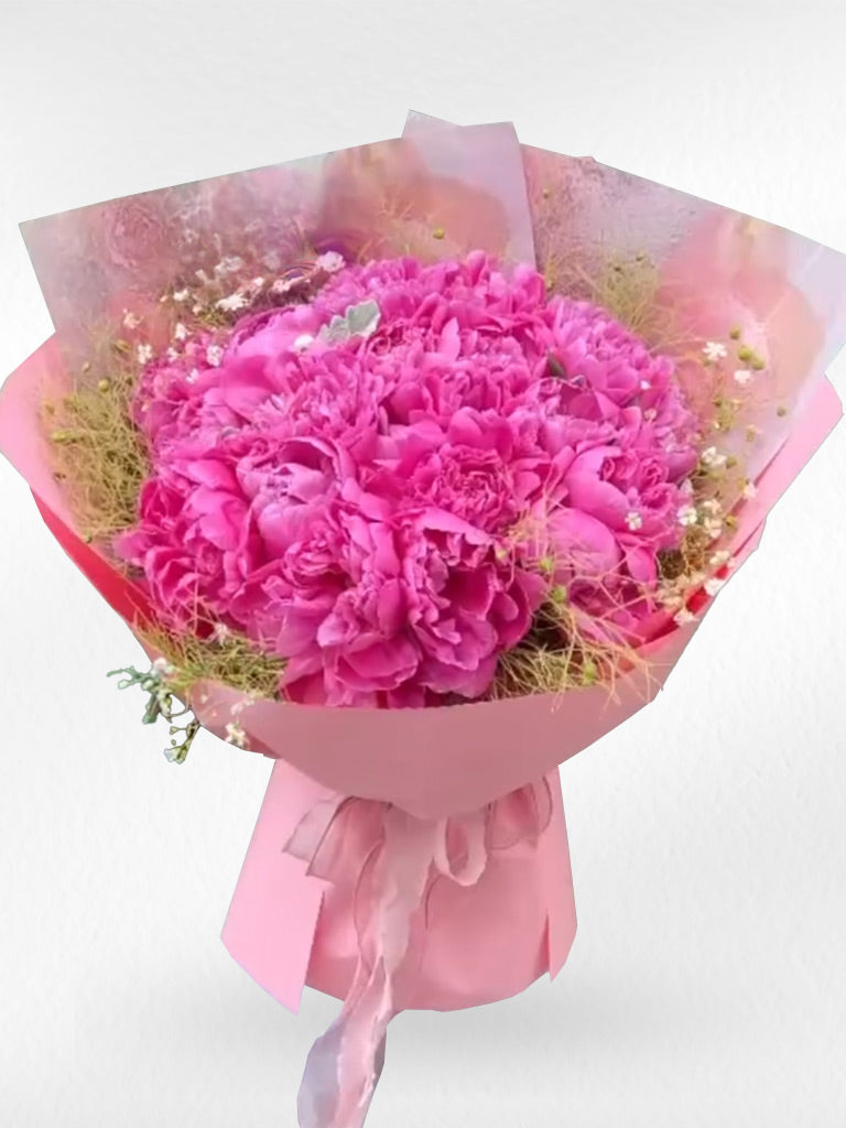 Electric Peony Cloud - Peony Bouquet - BestBloomBuddy