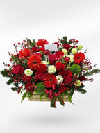 Festive Heart - Flower Basket - BestBloomBuddy