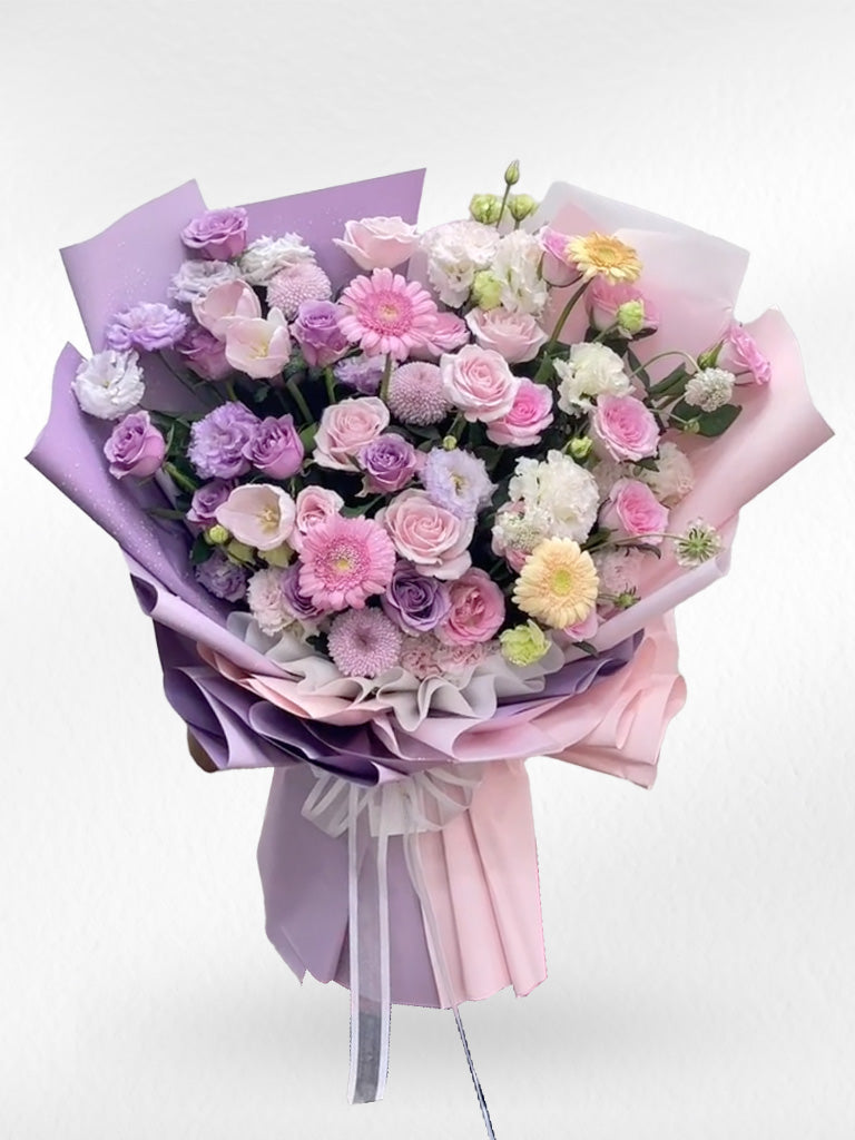Pastel Dream - Mixed Flower Bouquet - BestBloomBuddy
