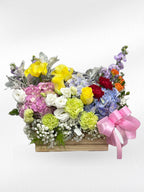 Radiant Joy - Flower Basket - BestBloomBuddy