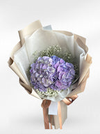 Gentle "Purple" Pastel - Hydrangea Bouquet - BestBloomBuddy