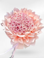 Love Petal - 50 Pink Roses Bouquet - BestBloomBuddy