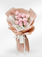 My Perfect Match- 10 Pink Roses Bouquet - BestBloomBuddy