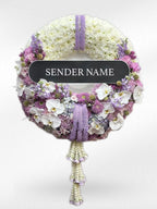 Graceful Tributes – Fresh Flower Wreath - BestBloomBuddy